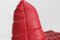 Red Leather Togo 3-Seater Sofa by Michel Ducaroy for Ligne Roset, Image 6