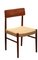 Dänische Stühle aus Teak mit Korbgeflechtsitz, 1960er, 4 . Set 9