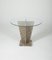 Marble and Glass Console Table, 1970s 4