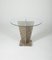 Marble and Glass Console Table, 1970s, Image 4