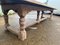 Bleached Oak Farmhouse Dining Table, 1930s, Image 5