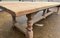 Bleached Oak Farmhouse Dining Table, 1930s 18