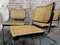 S32 Cantilever Chairs with Viennese Braid by Marcel Breuer for Thonet, 1985, Set of 5 3
