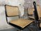 S32 Cantilever Chairs with Viennese Braid by Marcel Breuer for Thonet, 1985, Set of 5 5