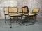 S32 Cantilever Chairs with Viennese Braid by Marcel Breuer for Thonet, 1985, Set of 5, Image 9