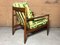 Teak Easy Chair & Pouf by Grete Jalk for France & Søn / France & Daverkosen, Denmark, 1950s, Set of 2, Image 4