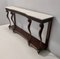 Vintage Neoclassical Console with Carrara Marble Top, Italy, 1950s 6