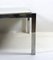 Vintage Coffee Table in Steel &Parchment, 1970s 2
