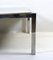 Vintage Couchtisch aus Stahl & Pergament, 1970er 2