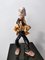 Vintage Lacquered Ceramic Decorative Clown Figure, Italy, 1950s, Image 4