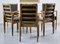 Mid-Century Danish Modern Carved Oak Armchairs, 1980s, Set of 6 10