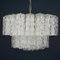 Mid-Century Murano Glass Tronchi Chandelier by Toni Zuccheri for Venini, Italy, 1960s 3