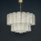 Lustre Tronchi Mid-Century en Verre Murano par Toni Zuccheri pour Venini, Italie, 1960s 1