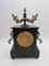 Reloj francés de finales del 800 de mármol negro, Bélgica, Imagen 6