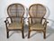 Fauteuils en Rotin, Espagne, 1970s, Set de 2 6