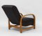 English Art Deco Armchair with Jacquard Wool & Silk Fabric, 1930s 2