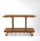 Mid-Century Alpine Style Pine Slatted Trolley Table, 1950 4