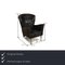 Castor Armchair with Stool in Black Leather from Montis, Set of 2, Image 2