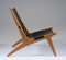 Hunting Chair 204 attribuée à Uno & Östen Kristiansson pour Luxus, Suède, 1950s 4