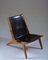Hunting Chair 204 attribuée à Uno & Östen Kristiansson pour Luxus, Suède, 1950s 3