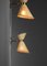 French Diabolo Wall Lights in style of Mathieu Matégot, 1950s, Set of 2 10