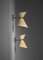 French Diabolo Wall Lights in style of Mathieu Matégot, 1950s, Set of 2 16