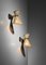 French Diabolo Wall Lights in style of Mathieu Matégot, 1950s, Set of 2, Image 9