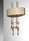Lámparas de mesa Chimène de bronce dorado de Felix Agostini, años 50. Juego de 2, Imagen 19