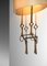 Lámparas de mesa Chimène de bronce dorado de Felix Agostini, años 50. Juego de 2, Imagen 5