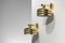 Scandinavian Brass V361 Wall Sconces attributed to Hans Agne Jakobsson for Hans-Agne Jakobsson Ab Markaryd, 1950s, Set of 2 11