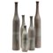 Gray-Glazed Ceramic Vases by Jacques Et Danièle Ruelland, 1950, Set of 5 1