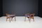 Sculptural Stools in Walnut attributed to Gio Ponti for Cassina, Italy, 1950s, Set of 2, Image 9