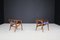 Sculptural Stools in Walnut attributed to Gio Ponti for Cassina, Italy, 1950s, Set of 2, Image 7