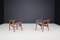 Sculptural Stools in Walnut attributed to Gio Ponti for Cassina, Italy, 1950s, Set of 2 8