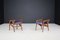Sculptural Stools in Walnut attributed to Gio Ponti for Cassina, Italy, 1950s, Set of 2, Image 8