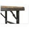 Folding Table in Metal & Teak, Image 4
