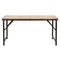 Folding Table in Metal & Teak 2