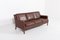 Vintage Brown Leather Sofa from Mogens Hansen, Denmark, 1980s, Image 1