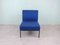 Vintage Blue Fabric Armchair 6