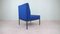 Vintage Blue Fabric Armchair 2