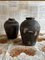 17th Century Chinese Glazed Ceramic Rice Wine Storage Pots, Set of 2 14