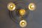 French Louis XVI Style Bronze and Clear Cut Glass Four-Light Chandelier, 1920s 10