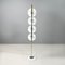 Italian Space Age Floor Lamp in White Metal, 1970s 5