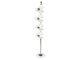 Italian Space Age Floor Lamp in White Metal, 1970s, Image 1