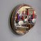 Specchio da parete ovale Mid-Century moderno, Italia, anni '50, Immagine 3