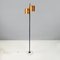 Mid-Century Modern Italian Floor Lamp in Copper, Black Metal and Marble, 1960s, Image 3