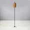 Mid-Century Modern Italian Floor Lamp in Copper, Black Metal and Marble, 1960s 4