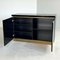 Small Black Lacquered Sideboard by J. C. Mahey, France, Image 3