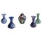 Murrine Vases attributed to Fratelli Toso, Murano, 1890s, Set of 5 1