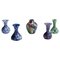 Vases Murrine attribués à Fratelli Toso, Murano, 1890s, Set de 5 1